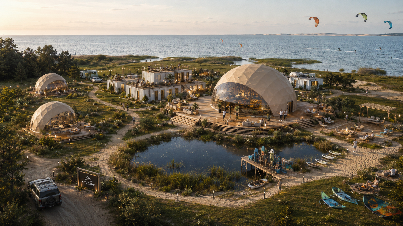 GEODOMAS 11 m / 95 m² glamping kupolas poilsio verslui